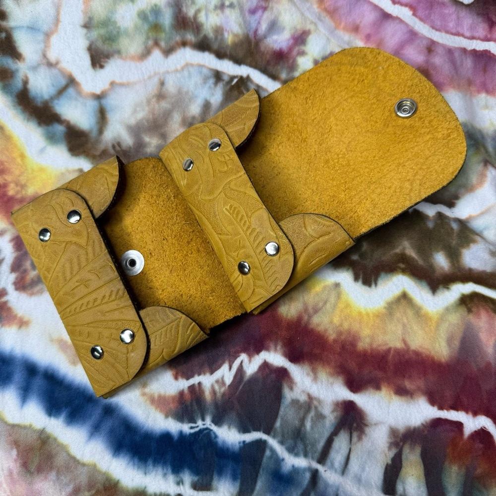 Limited Availability Leather Double Stack Card Ho… - image 3